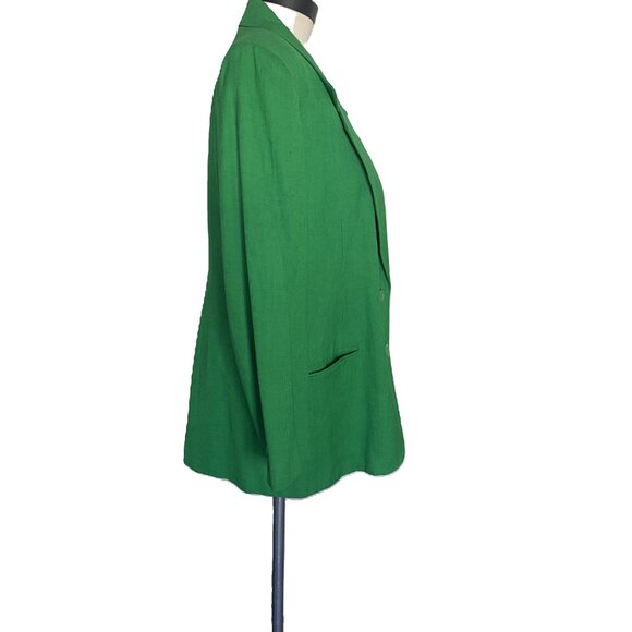 EUC Green Worthington Blazer sz 14P - Picture 4 of 10
